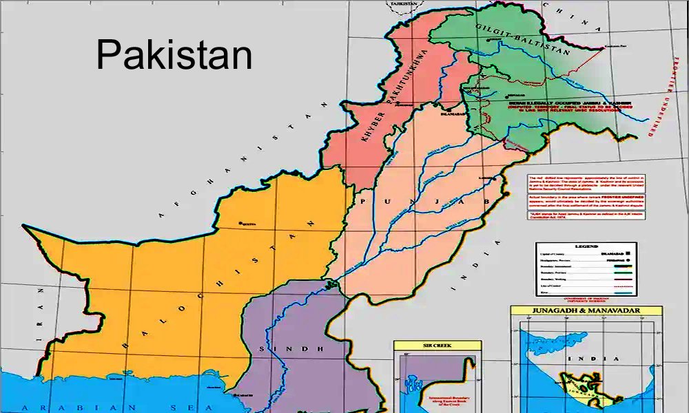 Pakistan's map