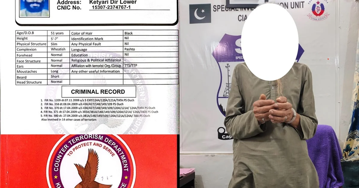 TERROR AVERTED IN KARACHI: Most wanted terrorist commander with Rs 3m bounty arrested in a dramatic raid